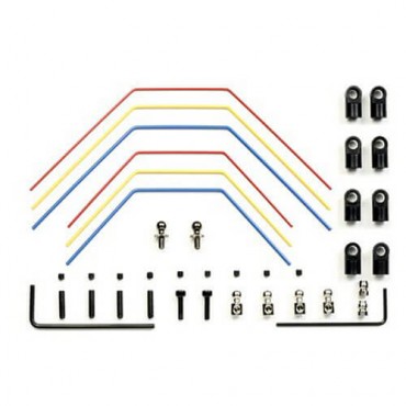 CONJUNTO DE ESTABILIZADORES BARRA ESTABILIZADORA  F/R PARA TA05 OP-842 TAMIYA 53842